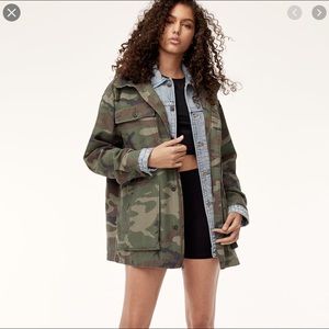 Aritzia TNA Camo Jacket